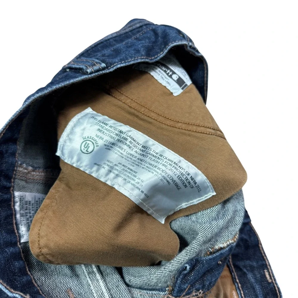 Carhartt 101814972 Flame Resistant CAT 2 Jeans Men's 34x32 (Fits 32x30.5)